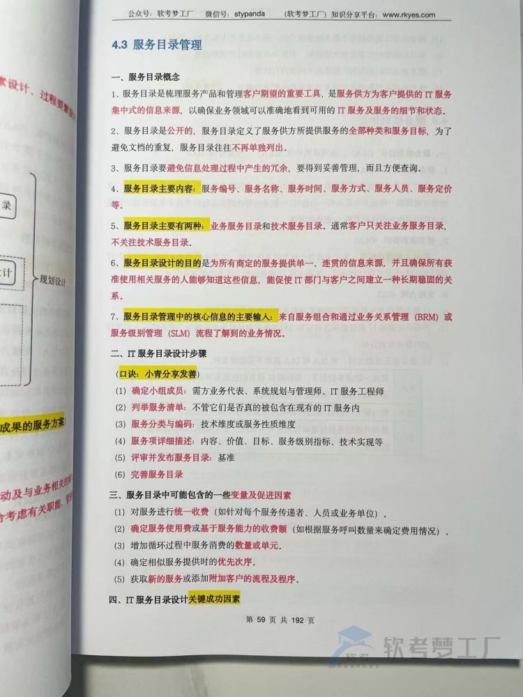图片[4]-软考系规《重点知识汇总》三色资料笔记【纸质版】-软考梦工厂